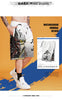 Kimura sanshe Guochao original five pants Qitian Monkey King summer trend loose pants casual beach shorts