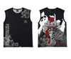 Kimura Sanshi original design 2022 new hand-painted which printed vest male loose shoulder sleeveless top tide.