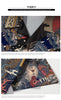 Kimura Sanshe original design national tide beast printing loose fashion shirt short sleeve summer personality hand-painted top