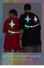 Kimura San she Guochao original new product trend reflective smile print loose large round neck T-shirt short sleeve top