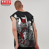 Kimura Sanshi original design 2022 new hand-painted which printed vest male loose shoulder sleeveless top tide.