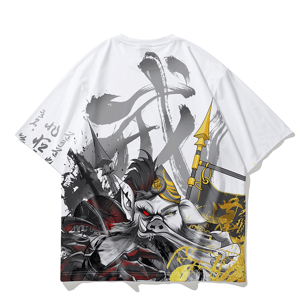 Bucun San Hong Kong Style Printing Personality Five Sleeves T T-shirts Student Young Lovers Fashion New Products