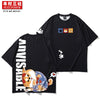 Mucunsanshe original hand-painted cute pet dog printed short-sleeved loose-fitting T-shirt summer couple outfit swerves.