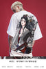 Kimura three social national tide new original design hand-painted t-shirt fashion loose large-code tide brand short sleeves.