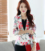 Plus Size Printing Suit Women Blazer 2022 New Blazers Women Clothing Spring And Autumn Short Slim Suits Female Outerwear