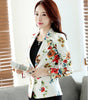 Plus Size Printing Suit Women Blazer 2022 New Blazers Women Clothing Spring And Autumn Short Slim Suits Female Outerwear