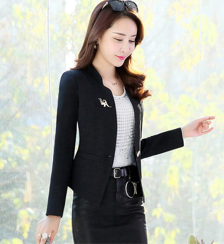 Spring And Autumn Suit Women Suits New 2022 Fashion Blazers Women Clothing Short Slim Female Outerwear Black