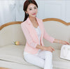 OEAID Women's Blazers 2023 Spring Suits Women Blazer Three Quarter Summer Suits Female