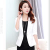 Spring Three Quarter Blazers Female 2022 Summer Suit Women Blazer Single Button Short Slim Ladies Suits Outerwear Coat
