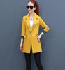 Suit Women Blazers New 2022 Fashion Blazer Women Clothing Spring And Autumn Female Outerwear Long Slim Women's Suits Black