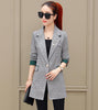 Suit Women Blazers New 2022 Fashion Blazer Women Clothing Spring And Autumn Female Outerwear Long Slim Women's Suits Black