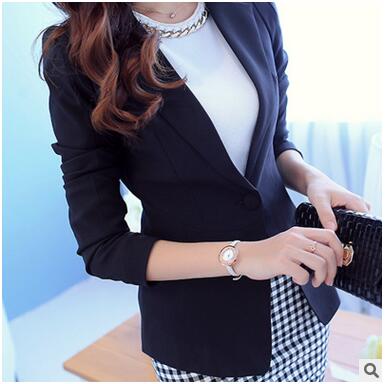 White Female Blazer 2022 Long Sleeve Blaser Women Suit jacket Female Feminine Blazer Femme Black Single Button Blazer