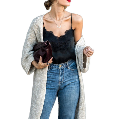 Black Tank Tops Women Autumn Strap Lace Top Sexy Female Satin Slip Crop Tops 2022Summer Ladies Silk Camisole Cropped Blue