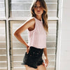 Crop Top Women Striped Backless Open Back Cropped Tops Sleeveless Bow O-neck Female Tank Tops Evening Club Party Beach Bow