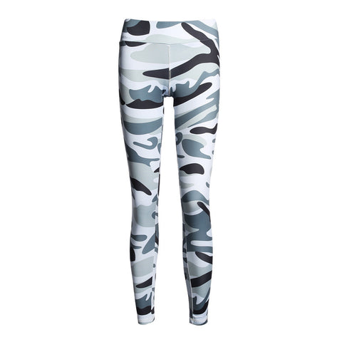 Sexy Printed Women Leggings Sporting Fitness Leggins For Women Elastic High Waist Camouflage Leggings Quick DryPants