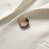Off-white small suit jacket women 2023 spring and autumn suit casual jacket  womens blazers  blazers  white  COTTON