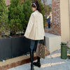 Office Ladies Casual White Blazer Women Autumn Oversized Blazer Jacket Female Elegant Business Short Green Coat