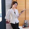 Office Ladies Clothes 2023 Spring Summer Women Skirt Suits Egelant Formal Work Wear Two Piece Sets Of Blazer Skirt Black Uniform
