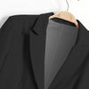 Office Ladies Suit Black Formal Blazer Women'S Work Suit Pocket Jacket Jacket Classic Retro Women'S Slim Casual Orange Suit Unif