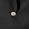 Office Ladies Suit Black Formal Blazer Women'S Work Suit Pocket Jacket Jacket Classic Retro Women'S Slim Casual Orange Suit Unif