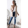 Office Lady Autumn Fashion Women Ladies Long Sleeve Solid Cardigan Casual Blazer Suit Jacket Coat Outwear Brief Clothes Wear