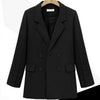 Office Lady Blazer Female Long Sleeve Turn-down Collar Women's Suit 2022 New Elegant Jackets Solid Color Coats