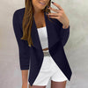 Office Lady Blazer Slim Suit Jacket Women Blazer Casual 3/4 Sleeve Polyester Blazer Women Suits Coat blazer mujer пиджак женский