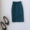 Office Lady Business Casual One Button Suit Blazer Skirt One Set Elegant Green Blazer Jacket + Bud Skirt