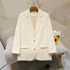 Office Lady Loose Blazer Jacket Women 2023 Spring Autumn Solid Casual Blazers Design Style Chic Temperament Clothings Fashion