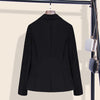 Office Lady Suit Jacket Black Blazer Womens Coat Autumn Winter Formal Work Suit Pocket Classic Slim Casual Long Blazer Dress
