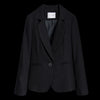 Office Lady Suit Jacket Black Blazer Womens Coat Autumn Winter Formal Work Suit Pocket Classic Slim Casual Long Blazer Dress