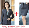 Office Uniform Designs Business Suits With Jackets Coat and Skirt For Women OL Styles Skirt Suits Work Wear Sets Blazer