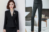 Office Work Pant Suit For Women Business Lady Professional Uniform 2 Piece Formal Pants Blazer Set Plus Size 2023 DD2721