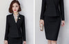 Office Work Pant Suit For Women Business Lady Professional Uniform 2 Piece Formal Pants Blazer Set Plus Size 2023 DD2721