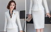 Office Work Pant Suit For Women Business Lady Professional Uniform 2 Piece Formal Pants Blazer Set Plus Size 2023 DD2721