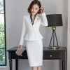 Office Work Pant Suit For Women Business Lady Professional Uniform 2 Piece Formal Pants Blazer Set Plus Size 2023 DD2721