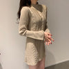 On the spot. Knitted dress
