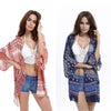 One Size Womens Floral Print Chiffon Swimwear Beach Bikini Cover Up Dress Summer Comfortable Shirt Wrap