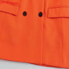 Orange Elegant Blazers Chic Street Double Breasted Official Lady Spring Autumn Woman Female Outwears FP To Love