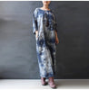 Original design vintage fluid one-piece dress chinese national style trend women's ink dress 1547