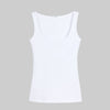 Summer Sexy Low-cut Basic T-shirts Tank Top Solid Cotton Self-cultivati Sleeveless Camisole Tops Women's Vest 2090