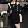 Outwear Sweater Dress Women Kawaii Clothing One Piece Dress Korean Casual Vintage Knitted Y2k Mini Dress 2022 Winter