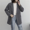 Overcoat Spring Autumn Suit Jacket Ladies Korean Version Of The British Style Work Ol Casual Retro Chic Slim Outerwear Coats
