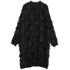 Oversize Summer Midi Dress 2023 Women Lace Tassel Dresses Long Sleeve Geometric Starts 1/2 Turtleneck Side Split Vestidos Mujer