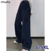 Oversized Jeans Women Plus Size 5XL Harajuku Stylish Boyfriend Ins Design Teens Streetwear Fall Spring Chic Ladies Denim Trouser