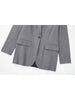 PB&ZA 1608336 Women 2023 Autumn Lapel Long Sleeve Straight Cut Breasted Blazer Coat Female Outerwear Chic 1608/336