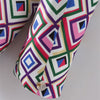 PB&ZA 2023 Autumn Women's High Street Geometric Print Lapel Long-sleeved Flap Pocket Casual Blazer