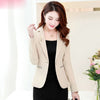 New Fashion Women's Coat Spring Autumn Slim Single Button Blazer Feminino Plus Size Casual Ladies Blazers