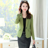 PEONFLY Women Blazer 2023 Casual Office Lady Work Pockets Jackets Coat Slim Korean Style Solid Women Blazer Femme Jacket