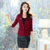 PEONFLY Women Blazer 2023 Casual Office Lady Work Pockets Jackets Coat Slim Korean Style Solid Women Blazer Femme Jacket